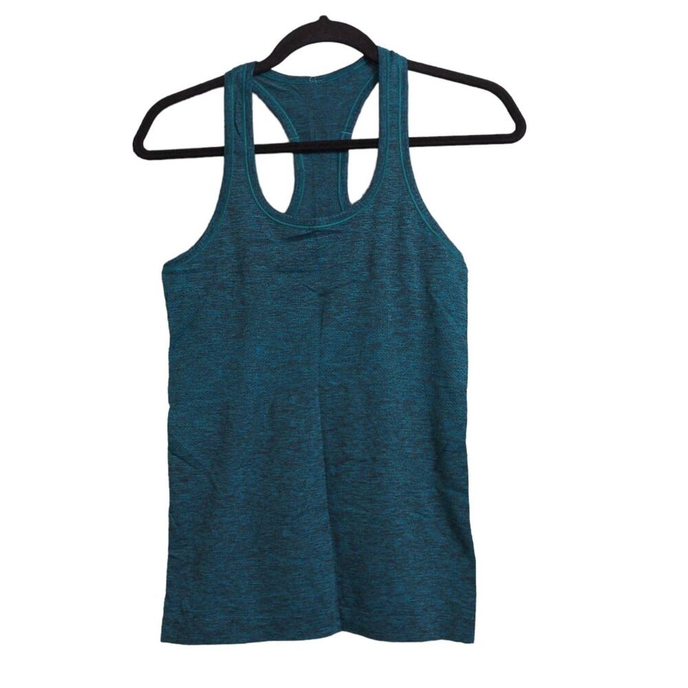 Lululemon Womens Tank Top Shirt Swiftly Teal Heathered Sleeveless Racerback S